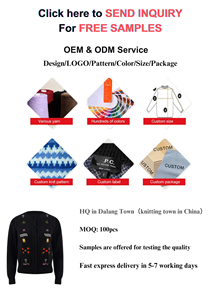 Tùy Chỉnh Womens Áo Len Dài Tay Áo V Cổ Nút Bướm Thêu Mô Hình Dệt Kim Áo Len Jacquard Phụ Nữ Đan Cardigan - Product Image 6