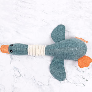 Fabrika doğrudan satış <span class=keywords><strong>Amazon</strong></span> keten vahşi kaz peluş köpek oyuncaklar için ısırma direnci ile eğitim bulmaca kediler için Pet Squeak oyuncaklar - Product Image 6