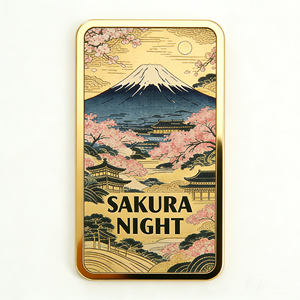 Lingote de Metal con Diseño Personalizado, Chapado en Oro, Impresión UV, Proceso de Pulido Premium, Artículo Coleccionable, Decoración Artística, Regalo Temático - Product Image 3