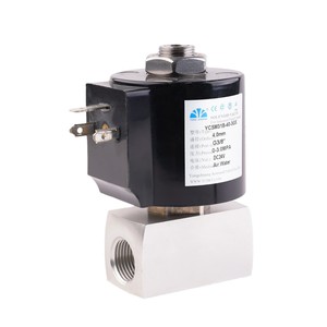 Válvula Solenoide de Acción Directa de Acero Inoxidable Yongchuang YCSM31B, 2 Posiciones, 2 Vías, Bobina de Ahorro de Energía, Válvulas de Control Grandes - Product Image 1