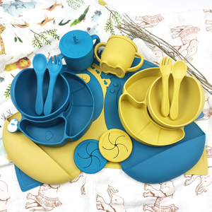 Plato para Bebés con Gran Succión en la Base, <span class=keywords><strong>de</strong></span> Grado Alimenticio, Lavable e Impermeable, con Cubiertos <span class=keywords><strong>y</strong></span> Logotipo Personalizado - Product Image 2