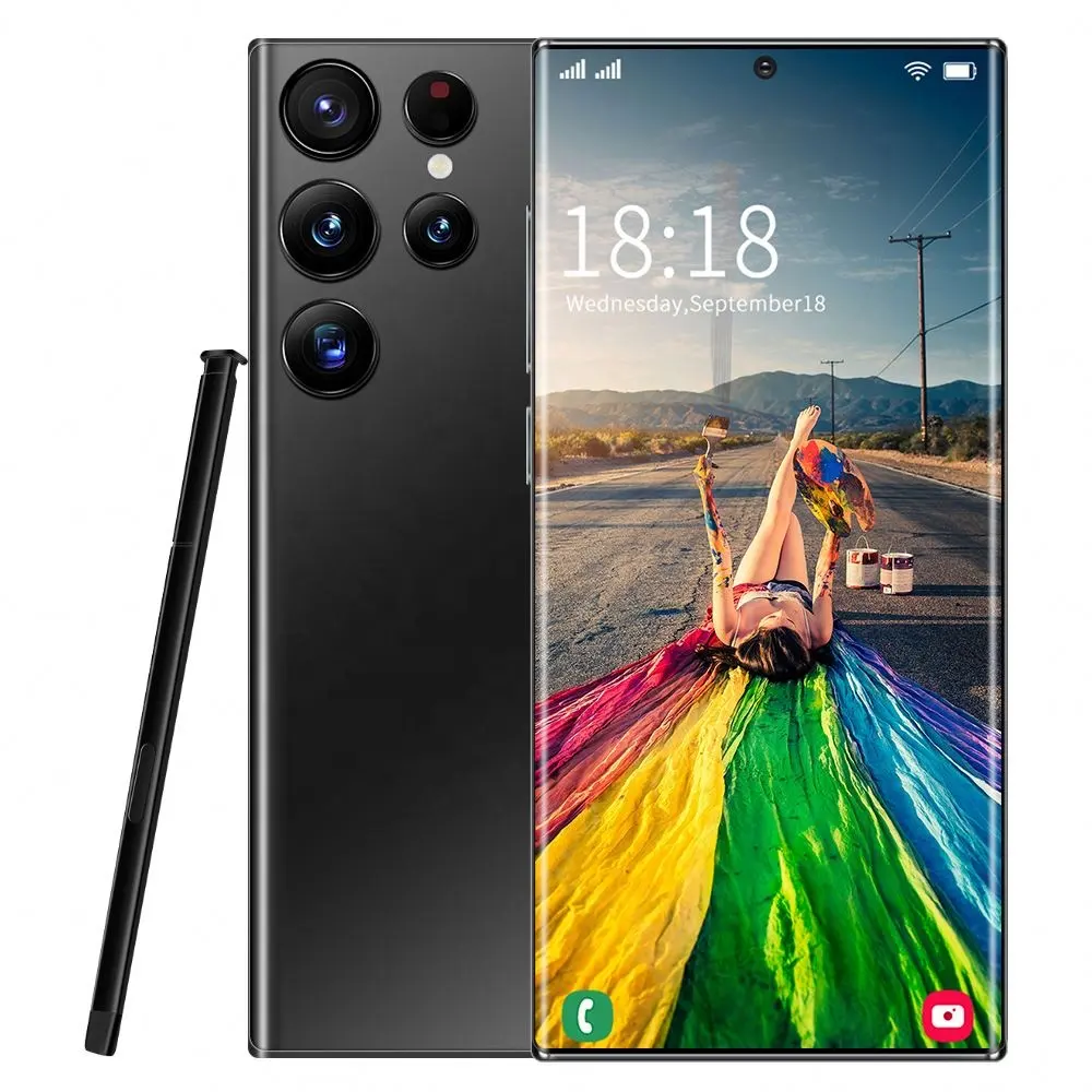 Samsungs 1TB Android điện thoại thông minh Android 12.0 điện thoại di động chính hãng S22 Ultra 5g điện thoại 7.3 inch 16GB + Điện thoại thông minh TFT 65W 48mp