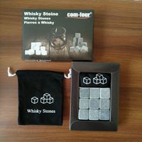 Offre Spéciale : Ensemble de 9 Becs Verseurs Écologiques pour Whisky et Vin, en Marbre, Granit Naturel et Pierre Savonneuse, Petit Diamètre, Idéal Cadeau