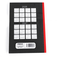 Carnet de notes A4 à couverture rigide noire, reliure cousue, 4 cahiers, pour l'école, les étudiants et le bureau – En stock, vente en gros
