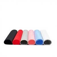 Tapis de table en silicone de qualité platine, résistant à la chaleur, pour étudiants, style occidental, modèle carré moderne avec bords