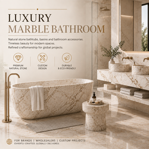<span class=keywords><strong>Vasca</strong></span> <span class=keywords><strong>da</strong></span> bagno autoportante <span class=keywords><strong>in</strong></span> travertino multicolore marrone crema Wabi-sabi, intagliata per progetti <span class=keywords><strong>da</strong></span> <span class=keywords><strong>giardino</strong></span> e a bordo piscina - Product Image 6