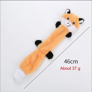 Peltz de peluche para perros medianos, zorro, mapache y ardilla, juguete para morder duradero sin relleno, 18 pulgadas de largo - Product Image 2