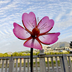 Lampe à fleurs en métal 50W, motif de pétales en acrylique, lumières à thème de château, décoration de paysage routier pour Noël, indice de protection IP65 - Product Image 1