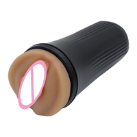 Sexuelles Produkt Leistungs starkes Paar Spaß Sex maschine Männliche Masturbation Deep Throat Hochwertige TPE 3 in1 Double Hole Mouth Cup