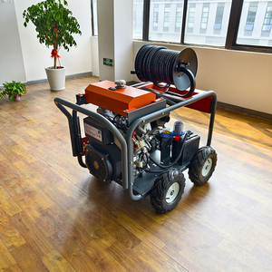 <span class=keywords><strong>LICHI</strong></span> 17Mpa 70lpm Máquina de Limpieza de Tuberías y Drenajes de Alta Presión Diésel, Bomba Nueva para Lavado de Autos - Product Image 4