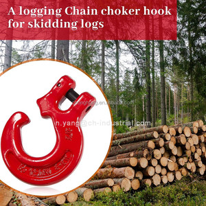 Crochet forestier en acier allié G80, crochet à glissière rouge en métal pour bois, crochet <span class=keywords><strong>de</strong></span> choker pour chaîne <span class=keywords><strong>de</strong></span> 5/16 pouces - Product Image 5