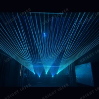 Luz Láser Profesional de Barra de Haz de Estrellas de 5W a Todo Color con Efecto 3D