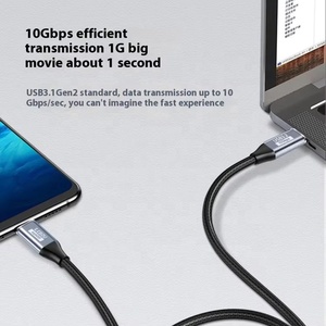 USB 3.1 5A 100W Fast Charge Extension Cable 10Gbps Gen2 USB Type <strong>C</strong> Type-<strong>C</strong> Male to Type-<strong>C</strong> Female Extension Cable - Product Image 2
