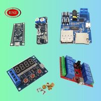 L298N Module de pilotage de moteur à double pont en H 46V 3A DC Stepper Motor Controller Board PWM Control Heat Sink for Arduino Smart Cars