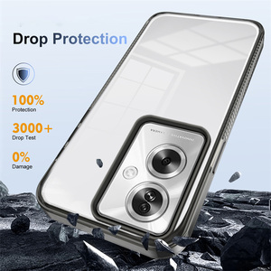 Di lusso trasparente PC posteriore + TPU paraurti armatura <span class=keywords><strong>Cover</strong></span> rigida per <span class=keywords><strong>Oppo</strong></span> A79 A58 A78 A98 A57 A77 A38 A17 A17K A16 A55 <span class=keywords><strong>A15</strong></span> A15S - Product Image 5