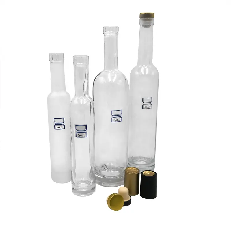 Long Neck Glass Liquor Bottle / Glass wine bottle