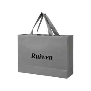 Sacs cadeaux en papier personnalisés de haute qualité, sacs en papier réutilisables pour le shopping avec votre propre logo - Product Image 5