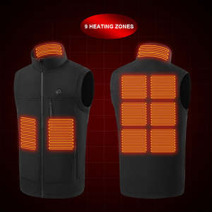 Rompi penghangat Usb baterai elektrik ringan, rompi panas sopir Gilet dengan baterai Musim Dingin - Product Image 4
