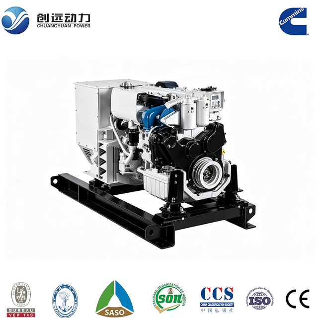 Cummins Marine Generator Set 200KW 250KW 300KW Silent Diesel Genset for Cargo Ship and Offshore Platform