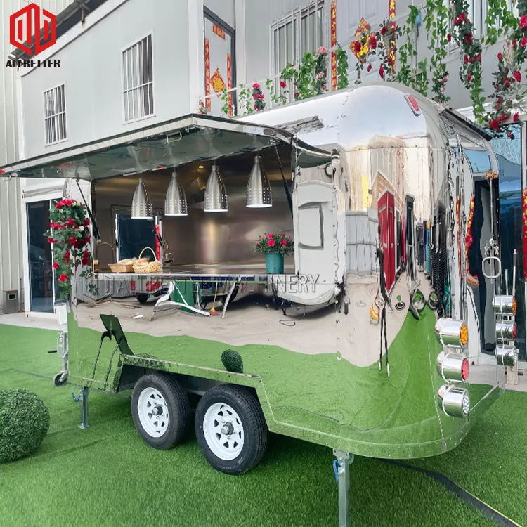 Mobile Küche Pakistan Pizza Kiosk Essen Hot Dog Cart Eis wagen Bier Bar Essen Van Coffee Shop Konzession Trailer