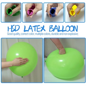 Bóng bay Latex khổ lớn 18 inch, màu Macaron Pearl tiêu chuẩn, 74 màu, bán buôn nhà máy, bóng bay bơm khí Helium - Product Image 2