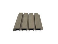 Panneau mural en WPC co-extrudé Great Wall Extérieur Bois PVC Persienne cannelée Fonction étanche et ignifuge