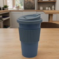 Couvercle de tasse à café isotherme en plastique écologique Sunup Wholesale de haute qualité, vierge pour sublimation, design créatif, à ouverture coulissante