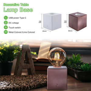 Bắc Âu hiện đại trang trí nội thất li-pin nhựa vuông E27 đèn bảng đèn chủ căn cứ - Product Image 5