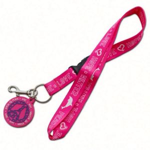 OEM Custom Logo Printed RPET Badge Holder <b>Lanyard</b> with Custom Color Eco-Friendly Durable <b>Polyester</b> Sublimation Digital Printing - Product Image 2
