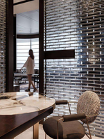 Ladrillo de Cristal Ecológico Moderno, Resistente al Agua, con Alta Transmisión de Luz, para Baño, Cocina, Decoración del Hogar y Exteriores