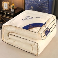 Ensemble de couette et housse de couette en microfibre de luxe de haute qualité, taille Queen et King, doux, chaud, moelleux, garnissage en plumes, 400TC
