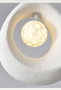 Zeal Lighting Modern Kitchen Island White Nordic Wabi Sabi Lámpara colgante Cocina bar Comedor Candelabro - Product Image 6