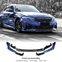 Embouts d'échappement quadruples pour BMW Série 3 325 G20 G28 2019-2022, embouts de tuyau d'échappement à quatre sorties et finitions d'échappement pour le style arrière