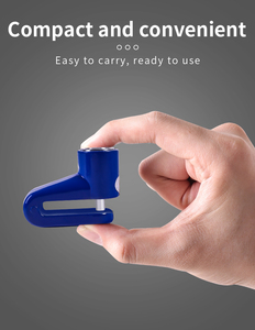 Antivol de <span class=keywords><strong>moto</strong></span> 3 couleurs pour scooter et vélo, <span class=keywords><strong>disque</strong></span> de frein de sécurité antivol avec clé - Product Image 6