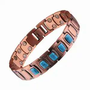 BioMagnetic Health Magnet Bracelet Women Turquoise Nature stone Copper Bracelet