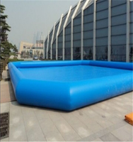 Piscine gonflable commerciale avec toboggan gonflable pour enfants et bateau flottant en PVC – Parc aquatique mobile pour enfants