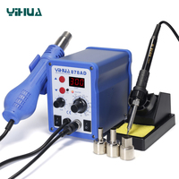 SMD-740W station de réparation de soudage 2 en 1, pistolet thermique à air chaud