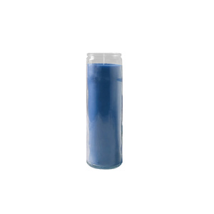Bougies de prière personnalisées couleur unie 7 jours en gros – Bougies religieuses en verre pour la prière – Bougies en paraffine - Product Image 2