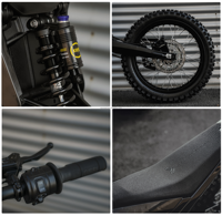 Moto Électrique Arctic Leopard Clouded Leopard XE PRO S 2025 Dirt Bike 72V55Ah 20KW