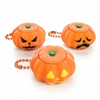 Nouveau Porte-clés Clicker Minimaliste Anti-stress en PLA Écologique Citrouille et Fantôme Effrayants pour Farces d'Halloween