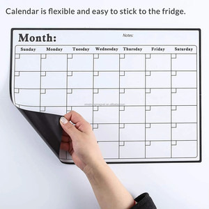 Lavagna Magnetica in Gomma Morbida per Frigorifero, <span class=keywords><strong>Bacheca</strong></span> per Promemoria, Pianificatore per Cucina e Ufficio, Lista della Spesa, Magneti per Frigorifero - Product Image 1