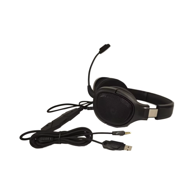 New Fashionable Noise Cancelling RGB Gaming Headset With LED Light USB and 3.5mm Plug On-Ear & Over-Ear for PS4 & PC
