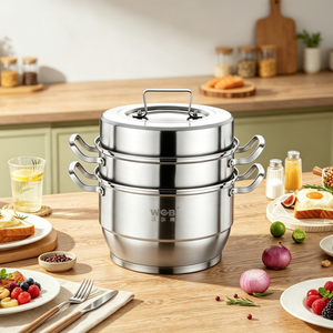 Multi-tier Stainless Steel Electric Food <b>Steamer</b> Wholesale Custom Multifunctional Rice Fish <b>Steamer</b> for Cooking - Product Image 2
