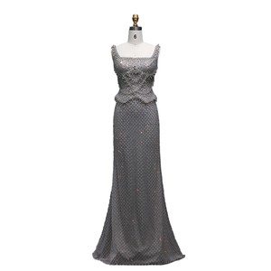 Sharon ha detto sss631 spalline <span class=keywords><strong>da</strong></span> sera con perline <span class=keywords><strong>d</strong></span>'<span class=keywords><strong>argento</strong></span> <span class=keywords><strong>abiti</strong></span> <span class=keywords><strong>da</strong></span> sera 2025 lusso Dubai elegante donna abito <span class=keywords><strong>da</strong></span> sposa - Product Image 2