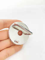 Fermoirs en laiton, crochets, accessoires, attaches, finition polie, haute qualité, plaqué or véritable et or blanc, fabriqué en Chine