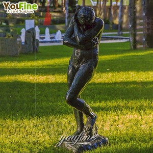 Statua Femminile Romana in Bronzo a Grandezza Naturale Personalizzata YouFine, Scultura Classica di Dea per Giardino Esterno - Product Image 4