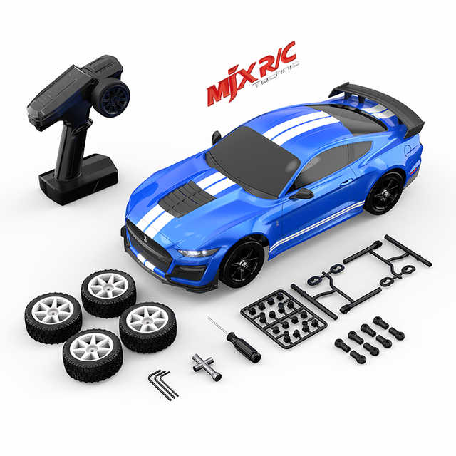 MJX 10306 1:10 Scale Mustang Shelby Brushless RC 4WD Electric Drift Racing Car Metal Construction 200m Range-Indoor-Outdoor Use
