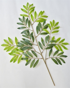 Commercio all'ingrosso B-2634 vero tocco albero artificiale ramo verde foglia ed erba per scopi decorativi all'aperto - Product Image 2