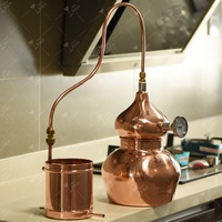 Extracteur d'huile essentielle de rose de laboratoire, petit modèle 5L, machine à rosée pure de rose, distillateur
