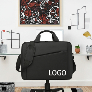 Logotipo impreso personalizado <span class=keywords><strong>13</strong></span>/14/15 <span class=keywords><strong>pulgadas</strong></span> bolsas para portátiles poliéster duradero EVA portátil impermeable funda para portátil lindo trabajo hombro - Product Image 3